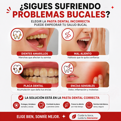 👤PASTA DENTAL CON HIDROXIAPATITA👤