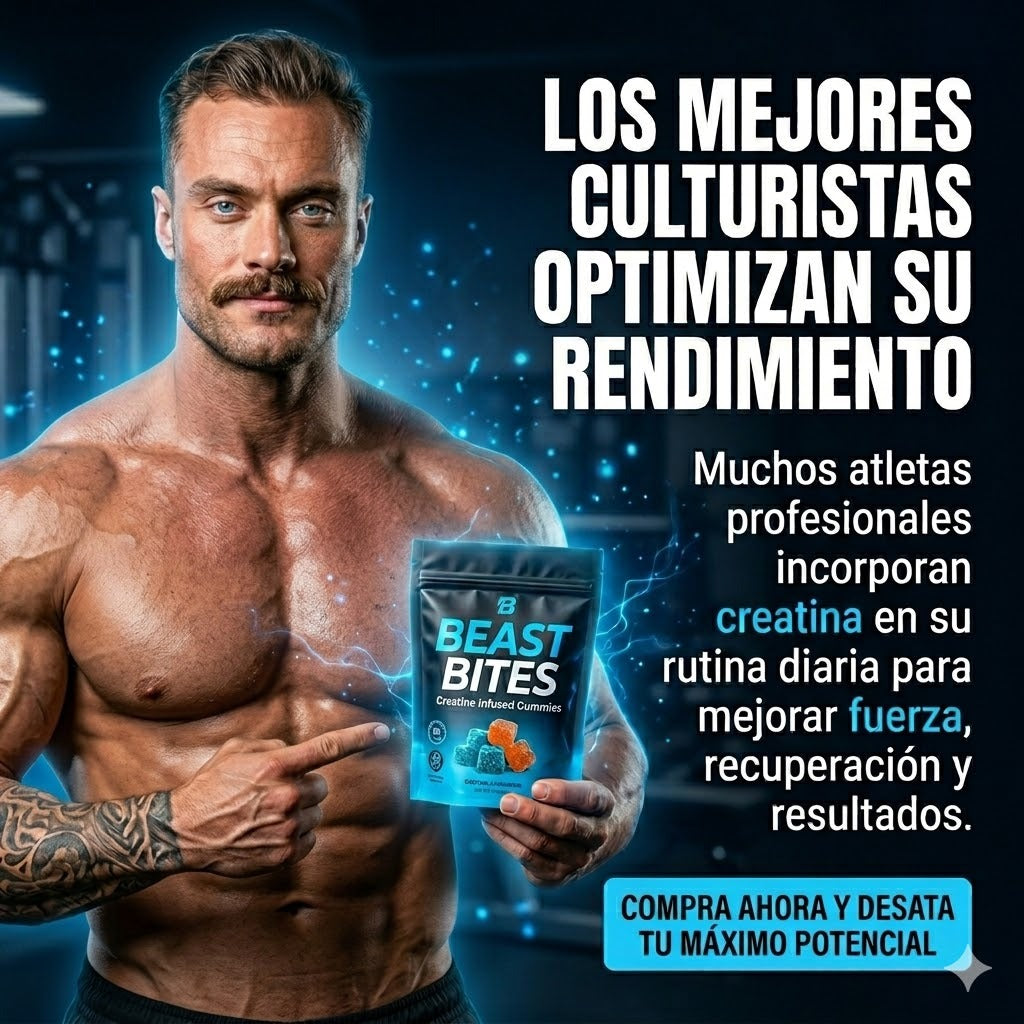 BEASTBITES™ Gomitas De Creatina – 💪Potencian tu Rendimiento💪