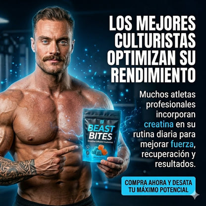 BEASTBITES™ Gomitas De Creatina – 💪Potencian tu Rendimiento💪