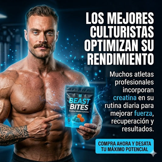 BEASTBITES™ Gomitas De Creatina – 💪Potencian tu Rendimiento💪