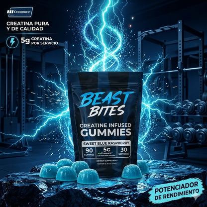 BEASTBITES™ Gomitas De Creatina – 💪Potencian tu Rendimiento💪