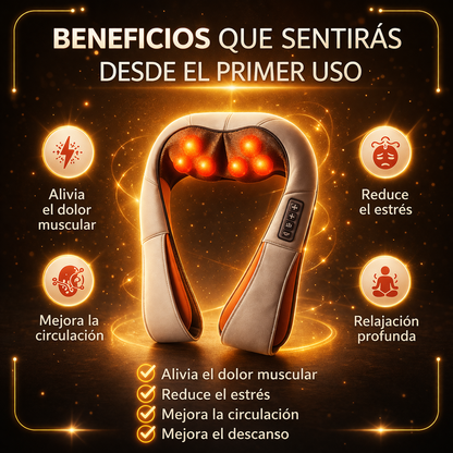 🔥MASAJEADOR DE HOMBROS PROFESIONAL🔥